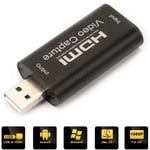 HDMI Video Capture Card USB 2.0 1080p HD Recorder for Video Live Streaming Game
