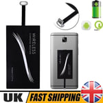 For Android Type C USB Wireless Charger Receiver Adaptor Pad Fast Charging UK