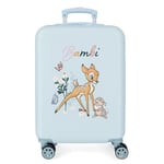 Disney Before The Bloom Valise de cabine bleue 34 x 55 x 20 cm rigide ABS fermeture à combinaison latérale 32 L 2,54 kg 4 roues doubles bagage à main