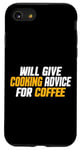 Coque pour iPhone SE (2020) / 7 / 8 Amusant, Chef Cook donnera des conseils de cuisine pour le café