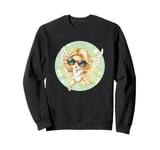 Cool Angel with Sunglasses Costume for Boys and Girls Sweatshirt