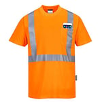 Portwest T-Shirt Hi-Vis Pocket, Couleur: Orange, Taille: M, S190ORRM