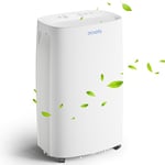 DENBIG 20L Dehumidifier for Home, Home Dehumidifiers with 3.7L Water Tank, Child Lock, 24H Timer, Drain Hose for Continuous Drainage, Energy-Efficient, 20L Dehumidifier for Bedroom Bathroom