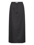 Slfmary Mw Maxi Skirt D2 Black Selected Femme