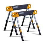 Pack de 2 tréteaux table de chantier SH-60 - TOUGHBUILT - TB-SH-60-2-XEA