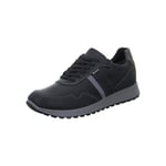 ARA Homme Matteo-GTX Basket, Noir/Gris, 41 EU Large