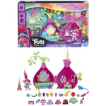 Ensemble de jeu Hasbro DreamWorks Trolls World Tour chambre de coquelicot pou...