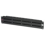 APC CAT 6 PATCH PANEL, 48 PORT RJ45 TO 110 568 A/B COLOR CODED (CAT6PNL-48)