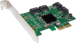 KALEA-INFORMATIQUE Carte contrôleur PCI Express PCIe vers 4 Ports SATA avec Chipset Marvell 88SE9230 - Raid 0 1 10