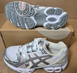 Asics Gel-Nimbus 9 - White  Oatmeal - Woman's UK Size 6.5