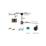 Optibeam relésett 12/24V Løse ledninger, 12/24 volt