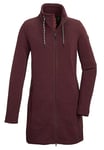 G.I.G.A. DX Femme Parka en laine polaire tricotée/parka en laine polaire avec col montant GW 38 WMN KNTFLC PRK, brombeere, 40, 42226-000