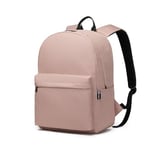 Kono Sac à dos scolaire Sac à dos collège loisir Sac de Voyage Sac d'école léger Sac de travail Daypacks Décontracté Bag College Pack pour Hommes Femmes pour Ordinateur portable de 15,4 pouces Rose