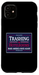 Coque pour iPhone 11 Des chambres d'hôtel amusantes et saccadées font de l'America Rock Music Band un graphique