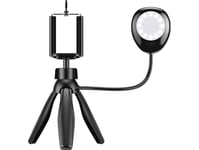 Phone Holder/Tripod Apexel Apl-Jj21fl With Led Light (Black)