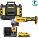 DeWalt DCG405 18V XR BL 125mm Angle Grinder With 1 x 2Ah Battery, Charger & Case