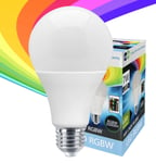 RGB LED 16 Colour Changing Light Bulb Party Light A80 E27 with Remote Control