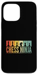 Coque pour iPhone 13 Pro Max Ninja d'échecs