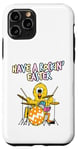 Coque pour iPhone 11 Pro Batteur de Pâques avec poussin - Have A Rockin' Easter - Professeur de batterie