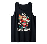 Let's Disco Party Groovy Santa Retro 70s Funky Disco Tank Top