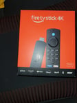 AMAZON Fire TV Stick 4K with Alexa Voice Remote |New|Sealed|UK|QikShip|Wrnty