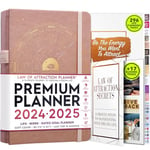 Law of Attraction Planner 2024-2025 - Sept 2024 - Dec 2025, Deluxe Weekly, Monthly Planner, a 16 Month Journey to Increase Productivity & Happiness, Life Organizer, Gratitude Journal, Gift Box