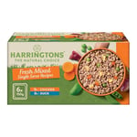 Harringtons Complete Wet Tray Grain Free Hypoallergenic Adult Dog Food Mixed Pack 6x150g - Chicken & Duck - Made with All Natural Ingredients