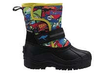 KangaROOS K-Shell II Botte de Neige, DK Navy Multi Comic, 30 EU