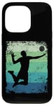 Coque pour iPhone 13 Pro Joueur de volleyball vintage homme femme beach volley ball