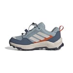 adidas Terrex AX4S Speed Lacing Hiking Shoes Basket, Magic Grey/Putty Mauve/Semi Impact Orange, 23 EU