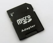 Adaptateur pour cartes mémoire Micro SD SDHC vers SD Micro 1 2 4 8 16 32 Go NEUF