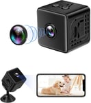 Camera Surveillance WiFi 2.4Ghz, Mini Camera Espion sans Fil Invisible HD 1080P, Camera Cachee Espion avec Micro, Camera Interieur avec détection de Mouvement pour Maison, Bureau, etc..[G242]