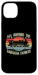 iPhone 14 Plus Retro Wagon Train Lover Model Train Railroad Conductor Funny Case