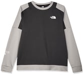 THE NORTH FACE Crew Fleece Meld Grey-Asphalt Grey-TNF Black L