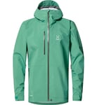 Haglöfs Front Proof Jacket Men regnjacka Dk Jelly Green-5P0 M - Fri frakt