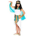 WIDMANN MILANO PARTY FASHION - Costume de reine égyptienne pour enfants, robe, Cléopâtre, pharaon, Anubis, souveraine, déesse