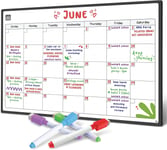 Smart Panda Magnetic Fridge Whiteboard Calendar Perfect Month Planner, Memo or