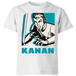 T-Shirt Enfant Kanan Star Wars Rebels - Blanc - 7-8 ans - Blanc