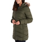 Marmot Women's Montreal Coat, Warm, Insulated Hooded Winter Coat, Windproof Down Parka, Lightweight Packable Outdoor Jacket, Nori, L