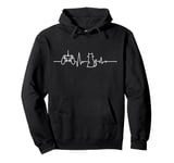 Gamer Cat Heartbeat Video Game Player Computer Games Pullover Hoodie