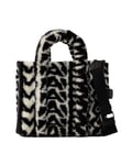 Marc Jacobs Womens The Medium Tote - - Synthetic - Black/Ivory material_Synthetic - One Size