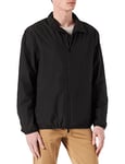 Armani Exchange Men's Linear Pattern, Side Logo Jacket, Black Tonal Open, X-Large