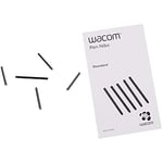 Wacom Pack de 5 Mines de Rechange Souples pour Stylet d'Intuos Pro et Intuos 4/5 - Noir & ACK-20001 Stylo Standard, Noir 5 pcs