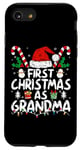 iPhone SE (2020) / 7 / 8 First Christmas As Grandma Family Matching New Grandmother Case