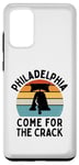 Coque pour Galaxy S20+ Funny Philadelphia - Come For The Crack - Liberty Bell Humour
