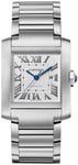 Cartier WSTA0067 Tank Francaise Hopea/Teräs