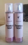 2 X Ariana Grande Thank U Next Body Mist 236Ml