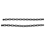 Uppbindningsband Växtstöd 25×1,2 cm 2-pack Svart Home It Garden