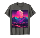 Moon rising over the mountains T-Shirt