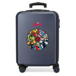 Disney Valise Rigide pour Enfants Fermeture combinée latérale 4 Roues Bagages à Main est Faite d'ABS, Un matériau Rigide et léger., Bleu (Power Blue), Valigia da cabina, Valise Cabine